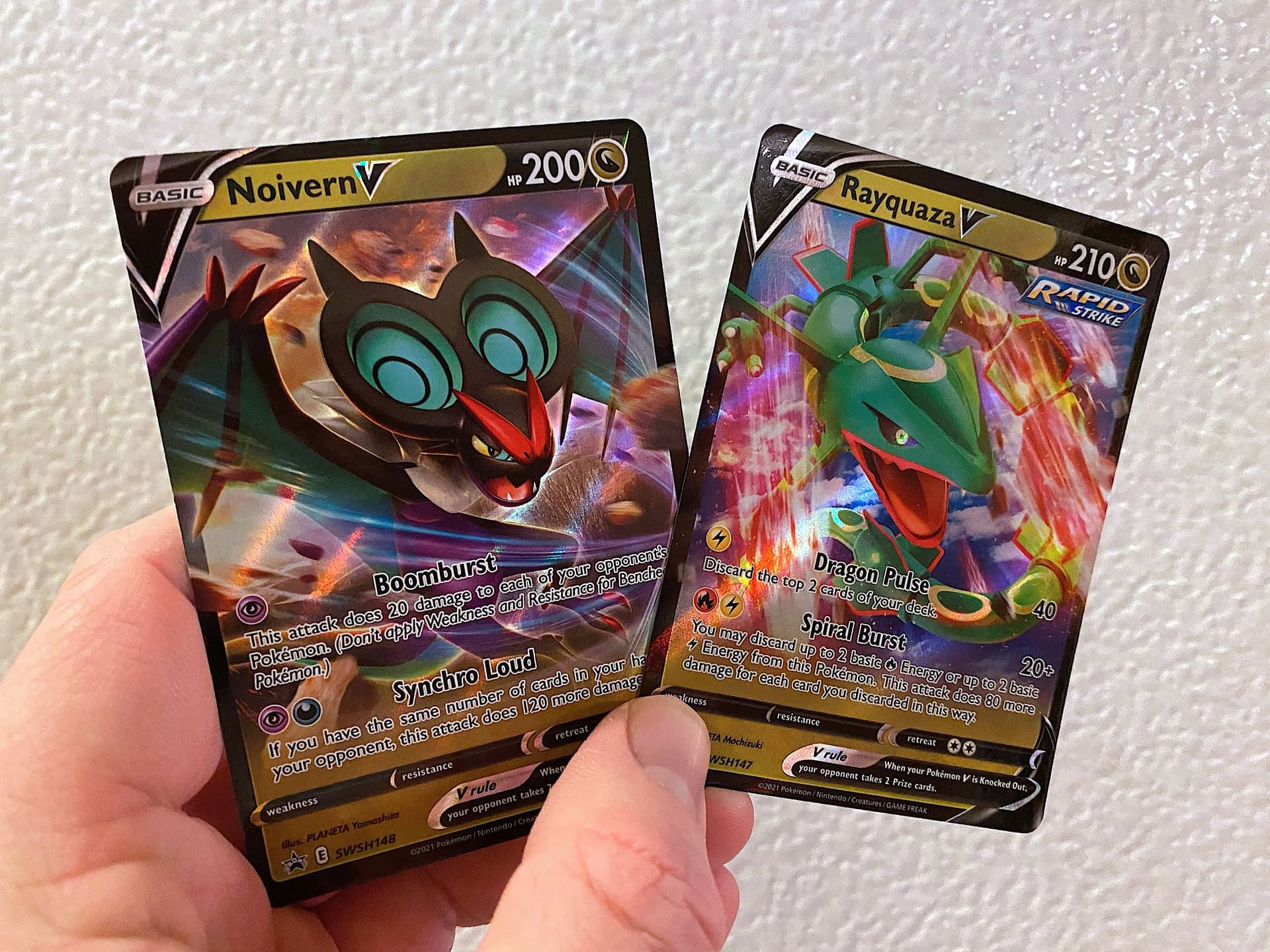 Game Crave Tournament Store - Pokemon TCG: V Battle Deck Noivern V vs  Rayquaza V