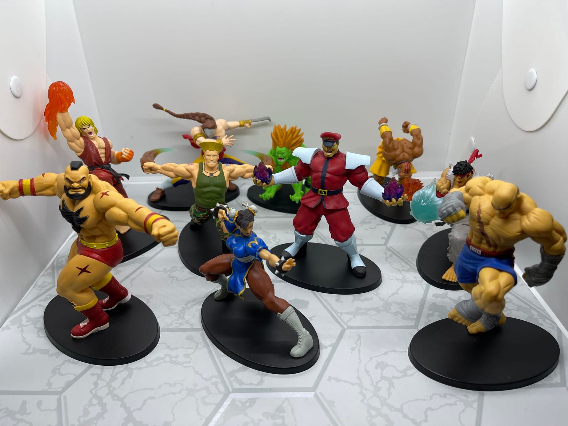Street Fighter Blanka Statues Combo