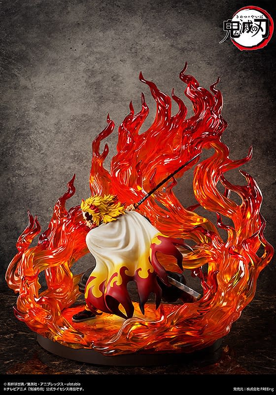 Demon Slayer: Kimetsu no Yaiba Kyojuro Rengoku Flame Breathing Esoteric Art  Ninth Form: Rengoku 1/8 Scale Figure