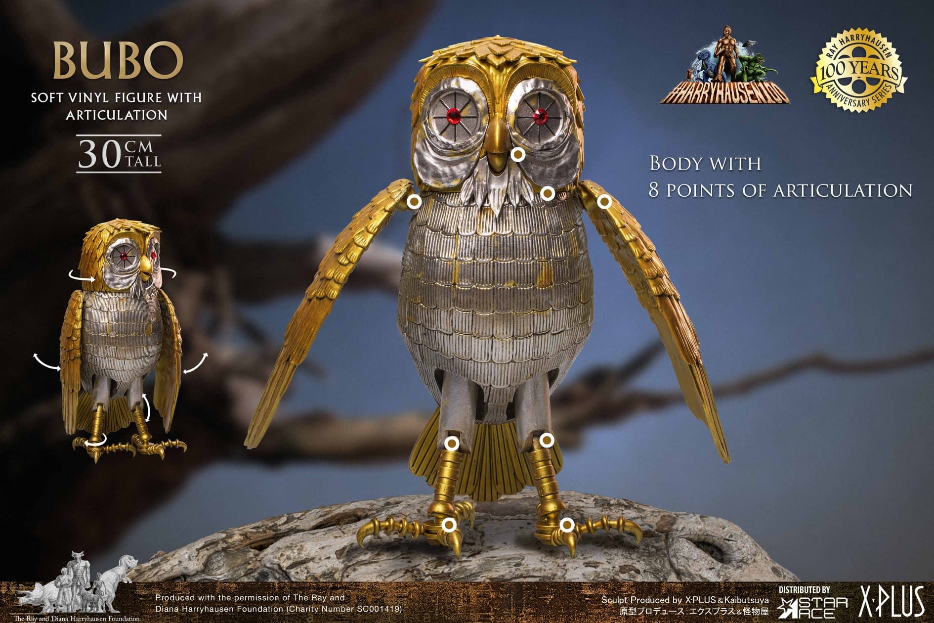 CLASH of the TITANS (1981): Bubo the Mechanical Gold Robot Owl vs The  Kraken (alternate ending) 