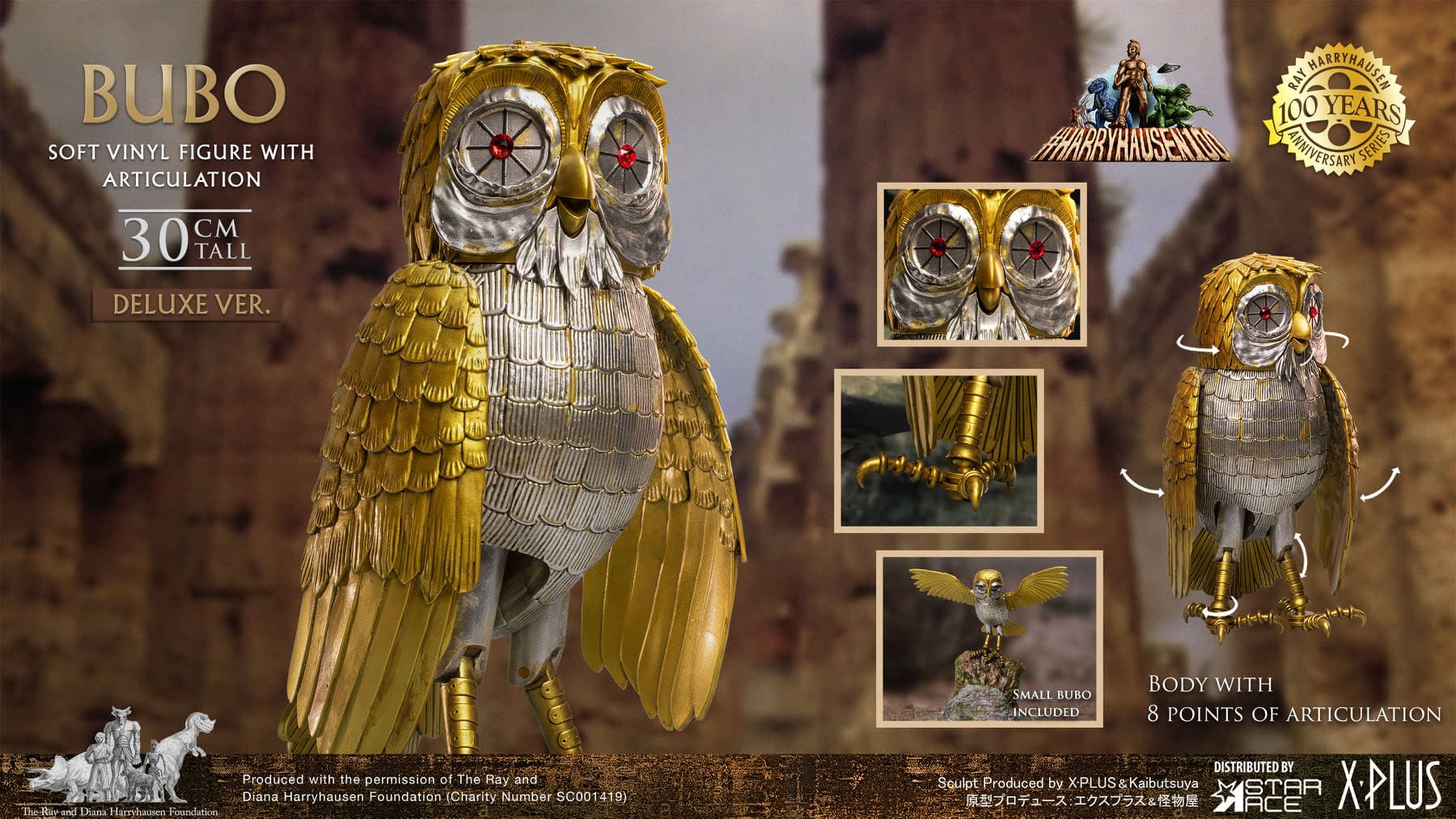 Get Your Own Life-Size CLASH OF THE TITANS Bubo the Owl Figure - Nerdist