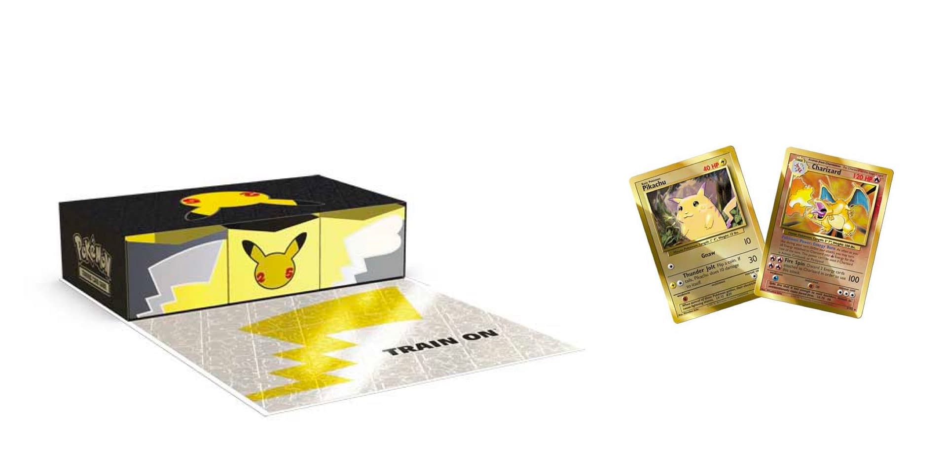 Mew Shiny 25th Anniversary Gold Metal Pokemon Card 