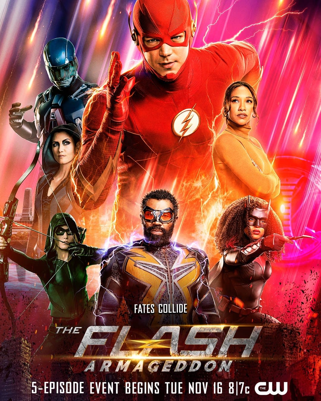 The Flash Season 8 Armageddon Poster Finds Our Heroes' Fates Colliding
