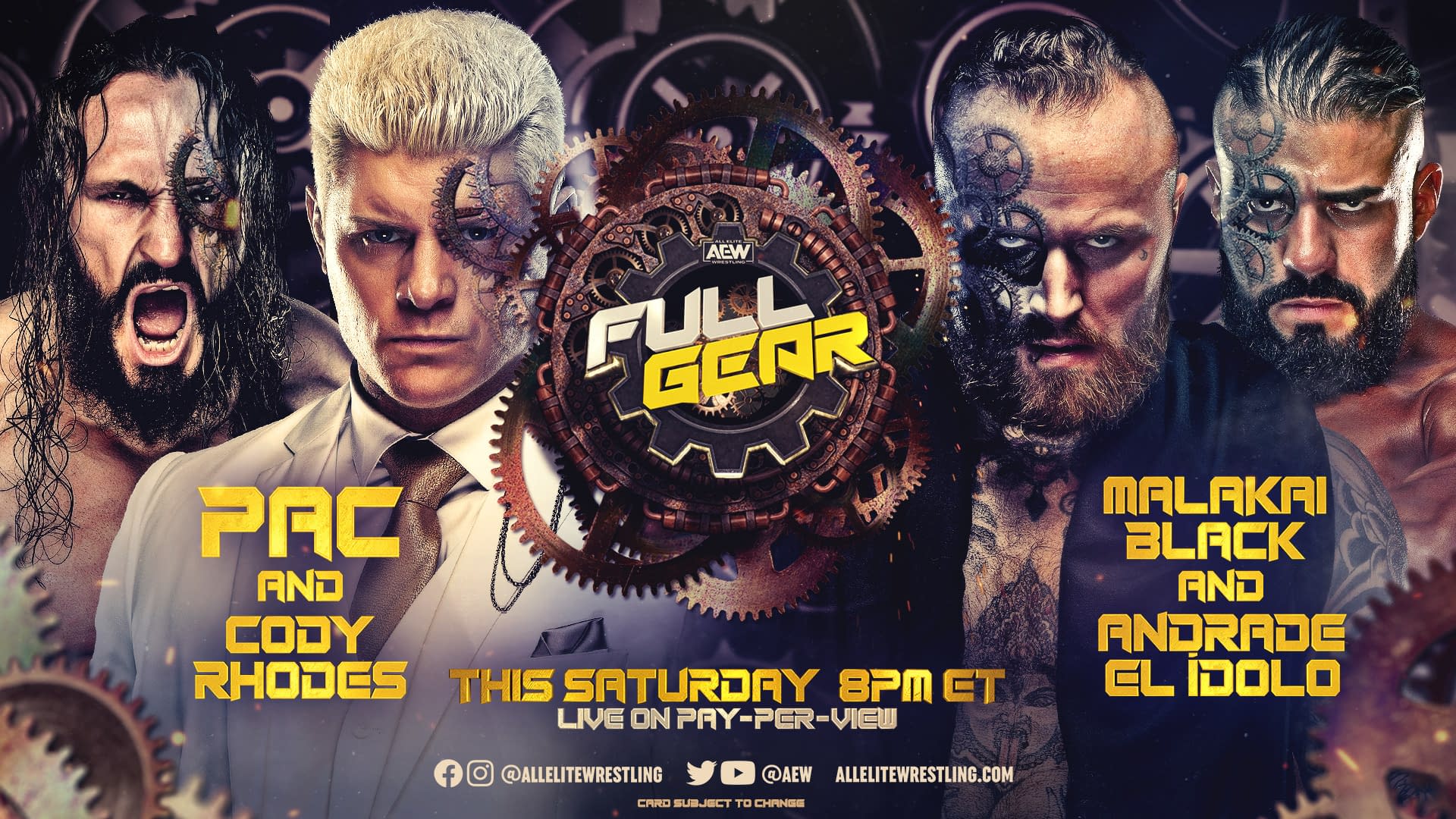 AEW Full Gear Preview Full Card, Start Time, and How to Watch