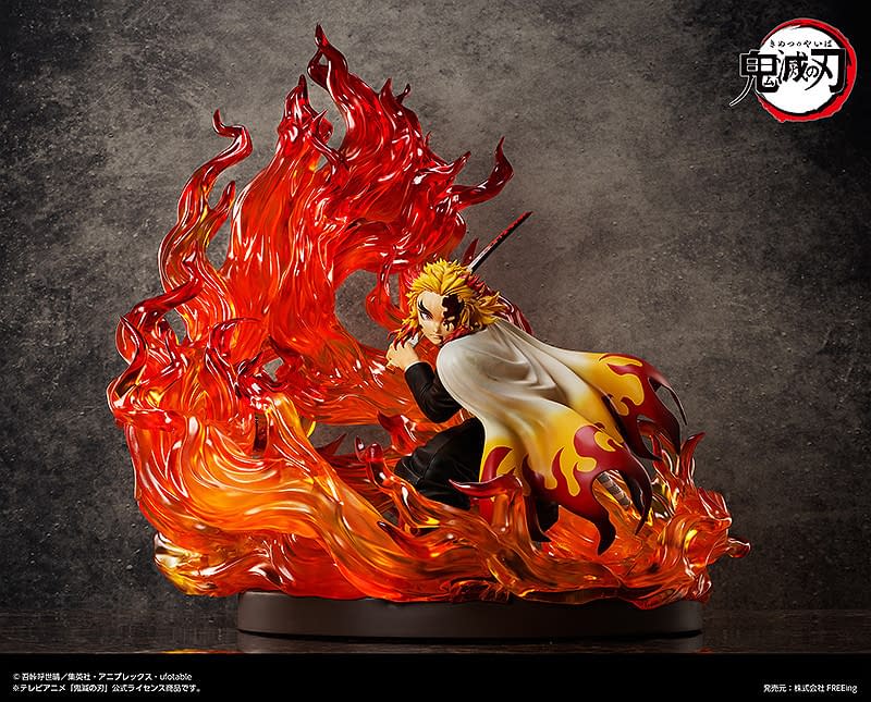 Demon Slayer: Kimetsu no Yaiba Kyojuro Rengoku Flame Breathing Esoteric Art  Ninth Form: Rengoku 1/8 Scale Figure