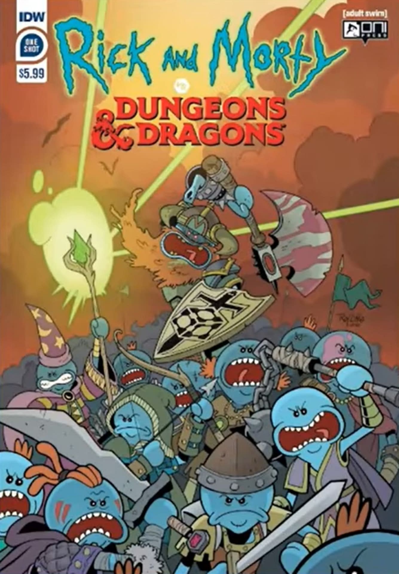 Third Rick & Morty Vs Dungeons & Dragons In IDW February 2022 Solicits