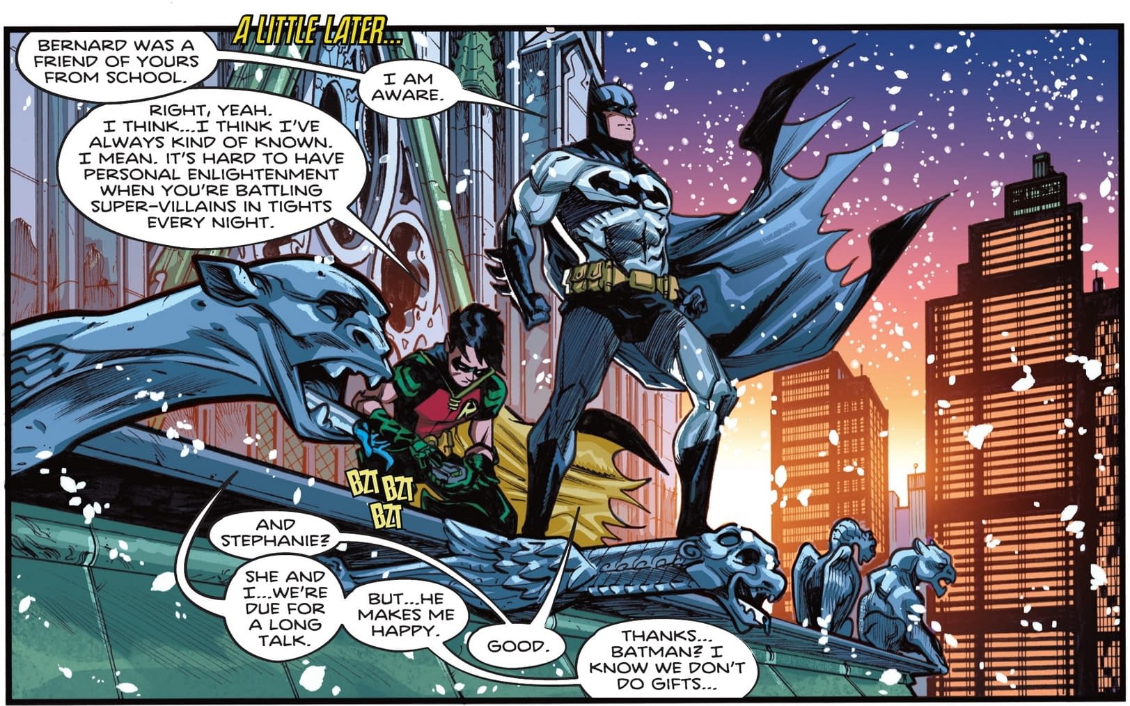 Batman Talks To Robin About His Boyfriend, Today (Spoilers)