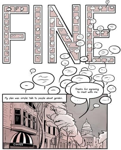 Rhea Ewing's Fine: A Comic About Gender, Graphic Novel Debut in April
