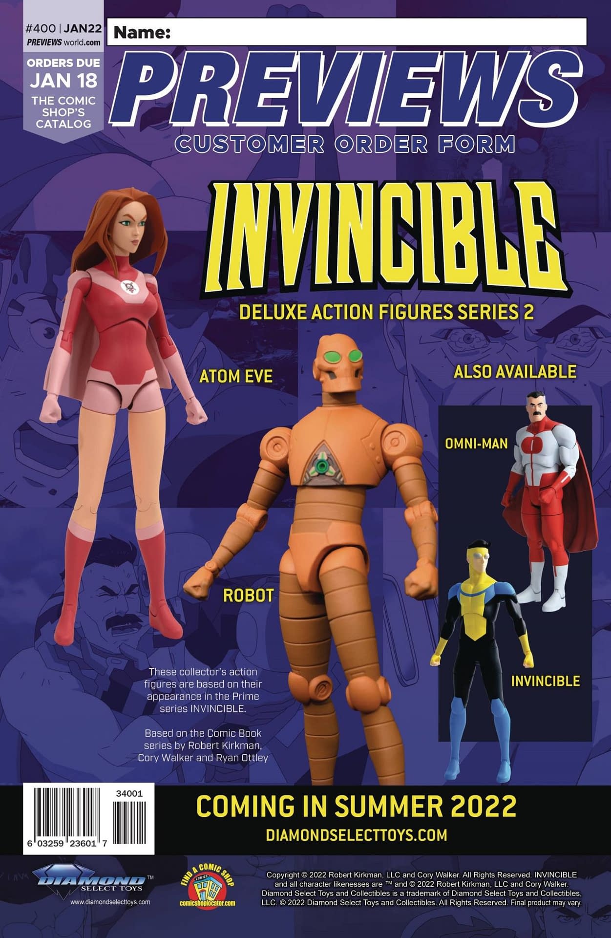 Invincible: Series 1 Action Figure - Invincible - Atomic Empire