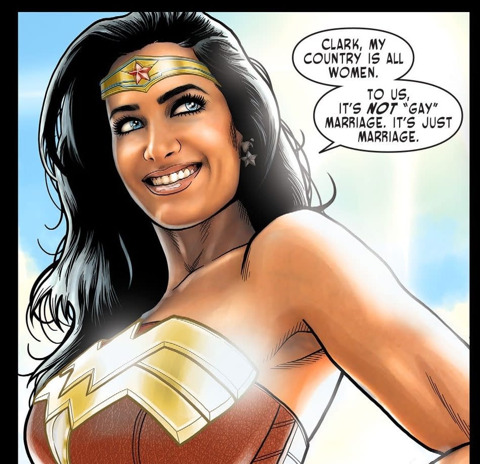 Wonder Woman Celebra Un Matrimonio Same Sex Su Sensation Comics Volume 1 1995 2021