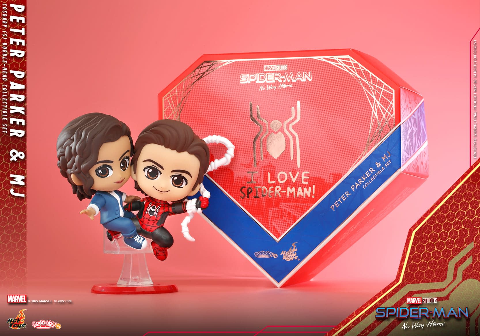 Hot Toys Reveals Spider-Man Peter Parker & MJ Cosbaby Set