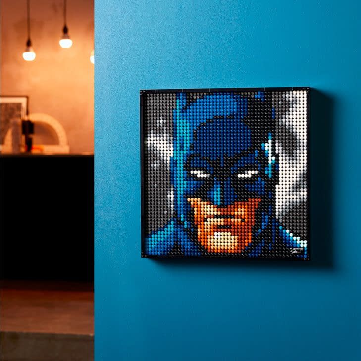 Completed the mega portrait with 3 of the Batman art sets! more info in the  comments : r/lego