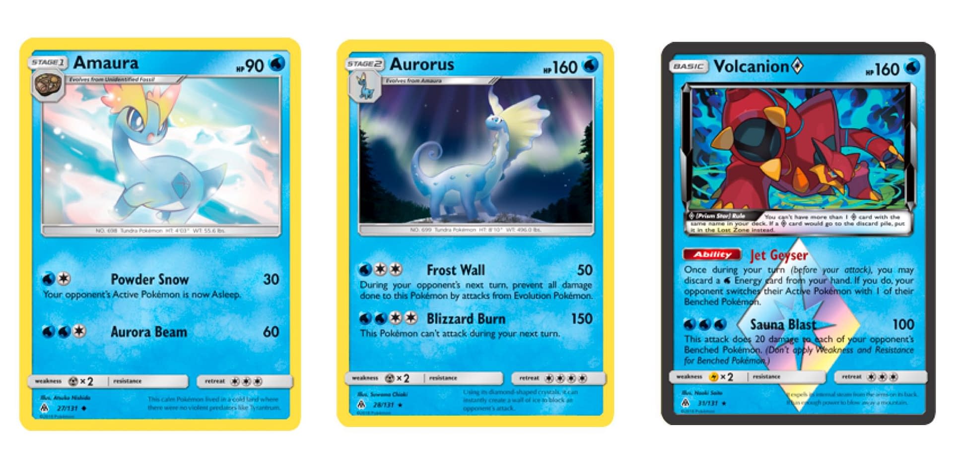 Pokemon Aurorus Card Pokemon Aurorus Card