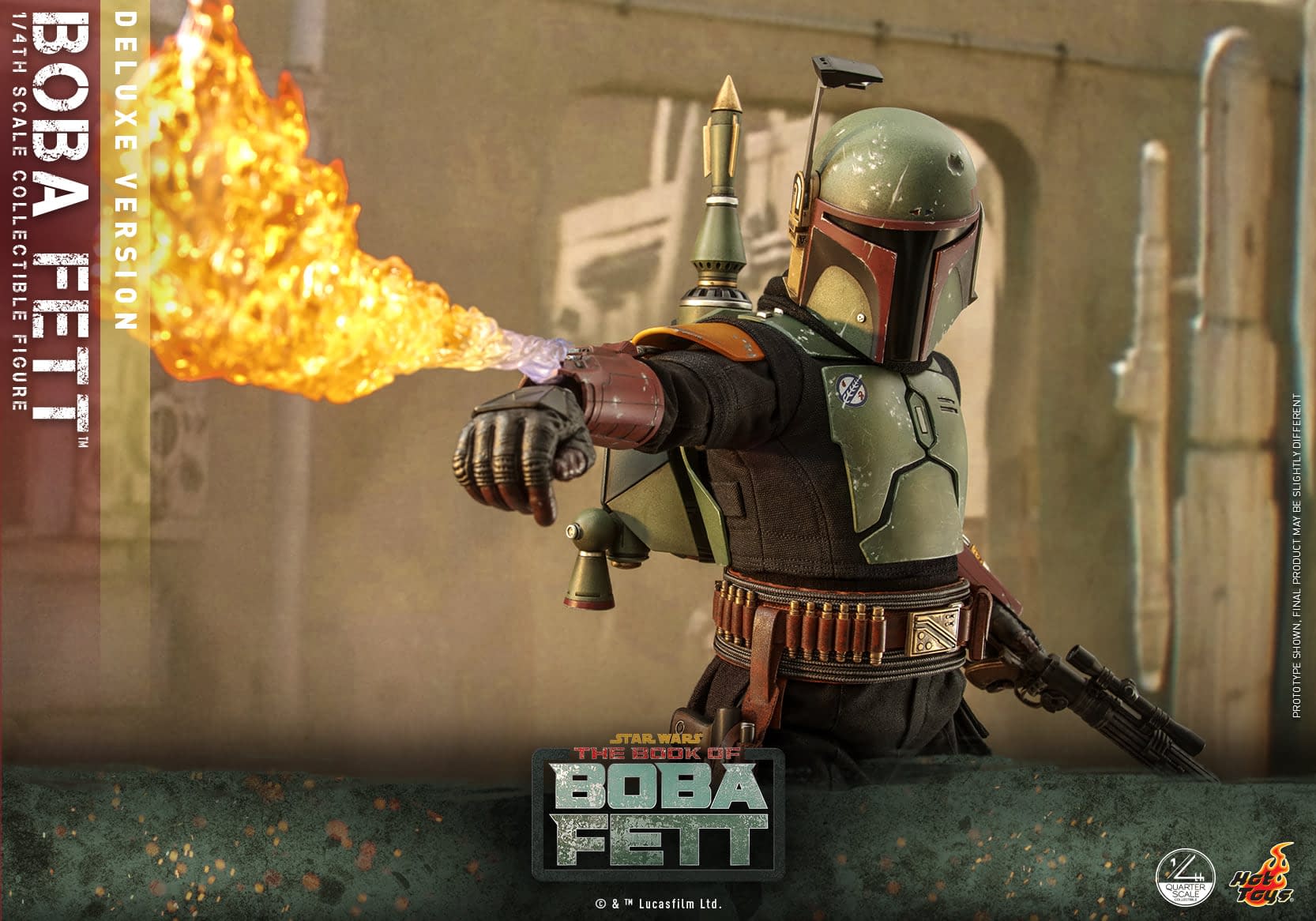 The Book Of Boba Fett Comes To Hot Toys With 1 4 Star Wars Figure