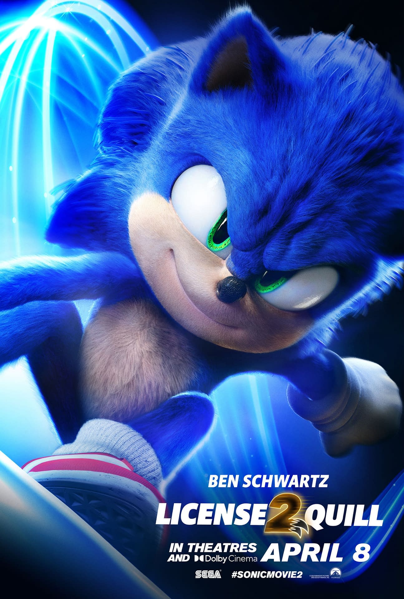 3 Character Posters Released for Sonic the Hedgehog 2