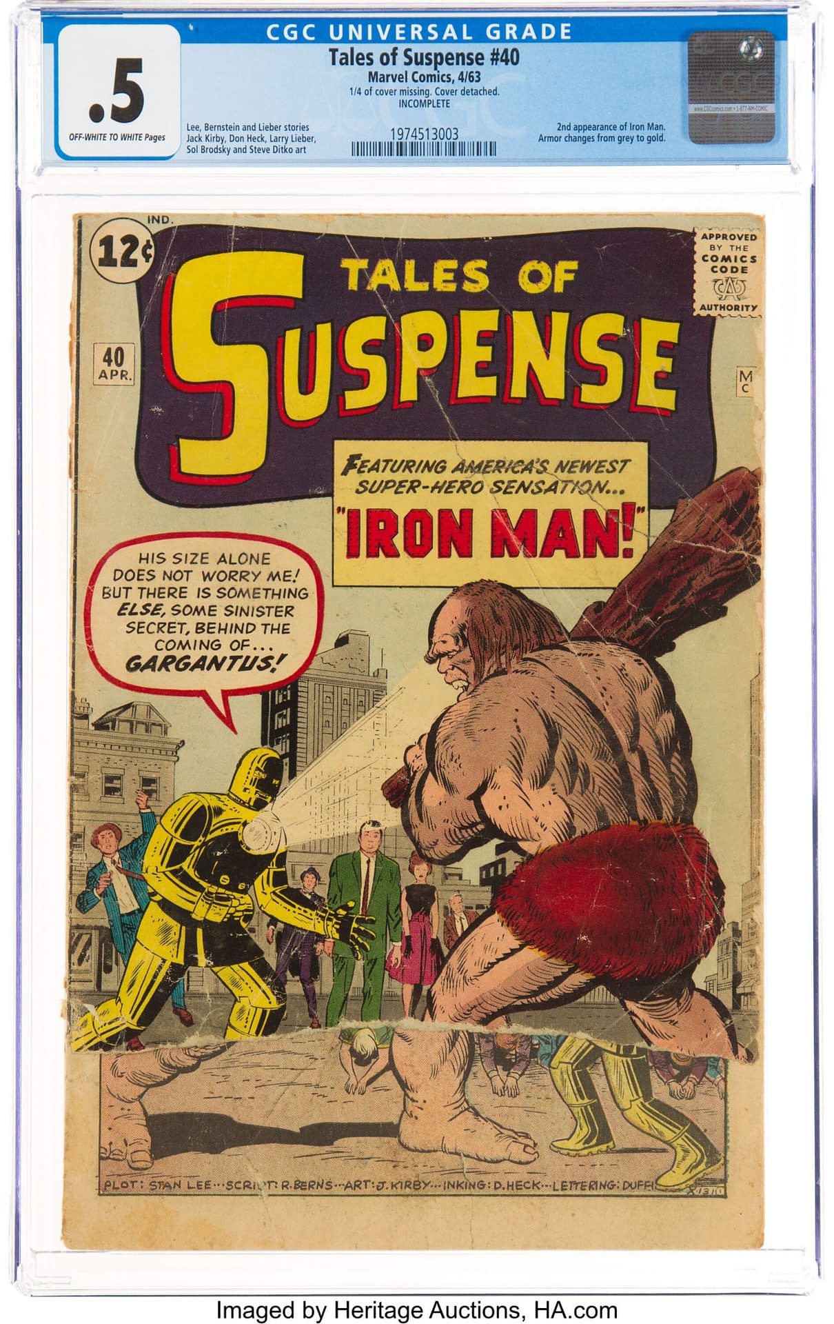 Iron Man Goes Gold in Early Tales of Suspense, Up for Auction