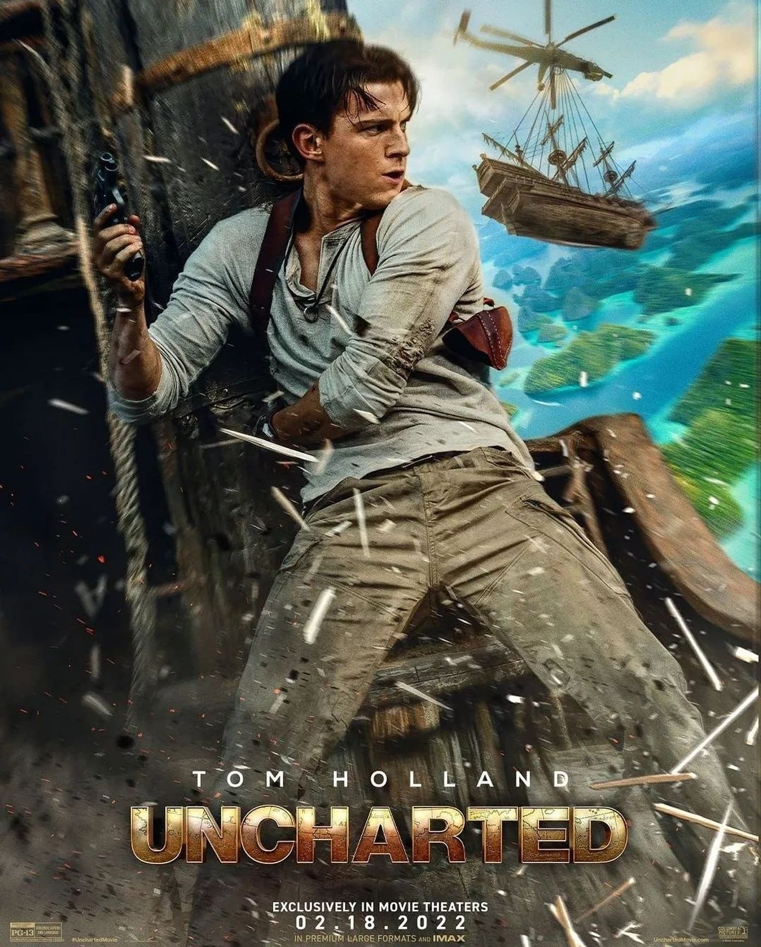 Uncharted - Official Trailer #2 (2022) Tom Holland, Mark Wahlberg, Antonio  Banderas 