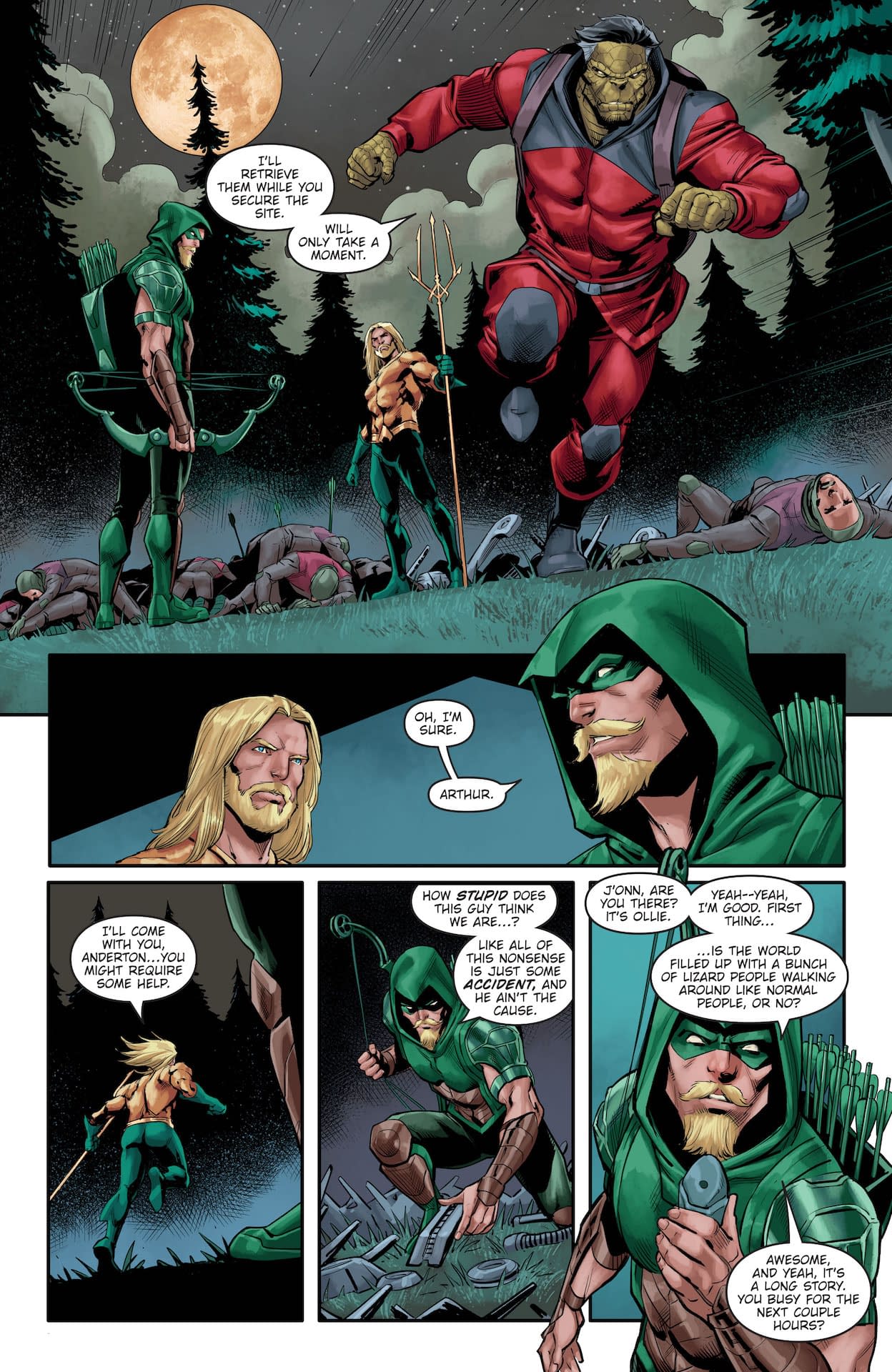 Review: Aquaman/ Green Arrow: Deep Target #4 - DC Comics News