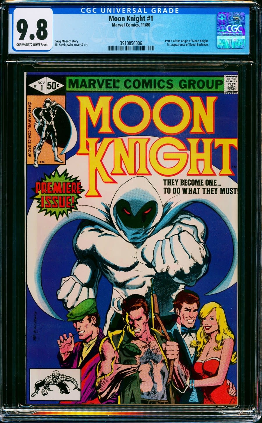 Página de Moon Knight # 1 - UNIVERSO HQ