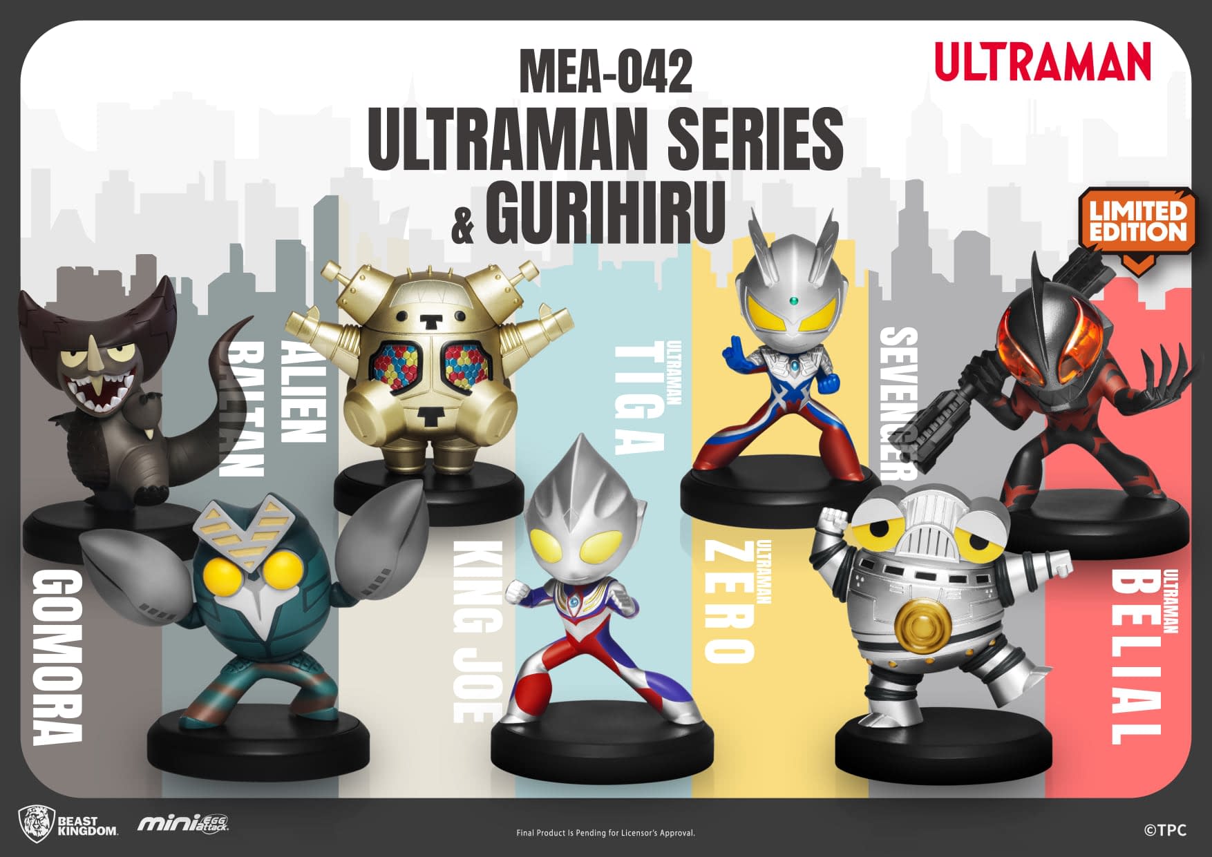 Beast Kingdom Celebrates 55 Years of Ultraman with Mini Egg Figures