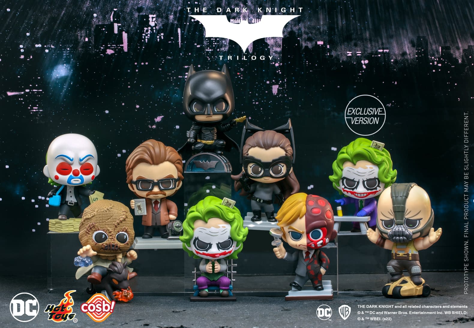 Hot Toys Debuts The Dark Knight Trilogy Cosbi Blind Box Collection