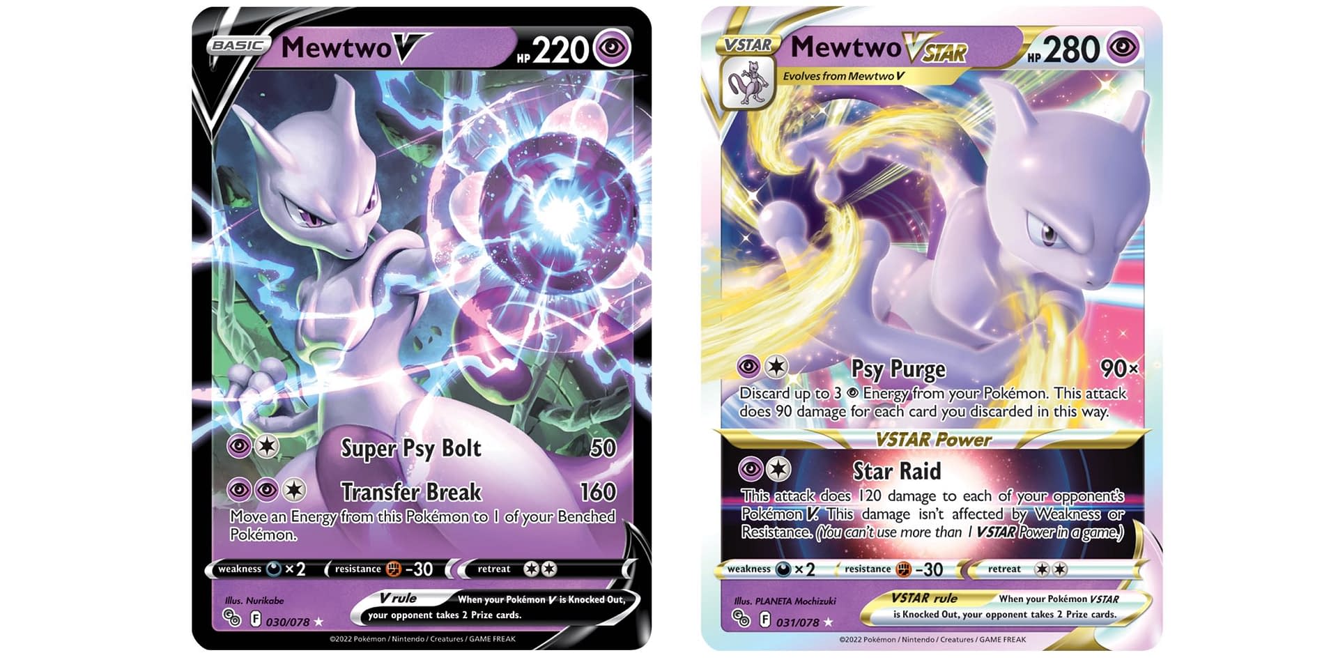 Carta Pokemon Mewtwo V 030/078 Pokemon Go