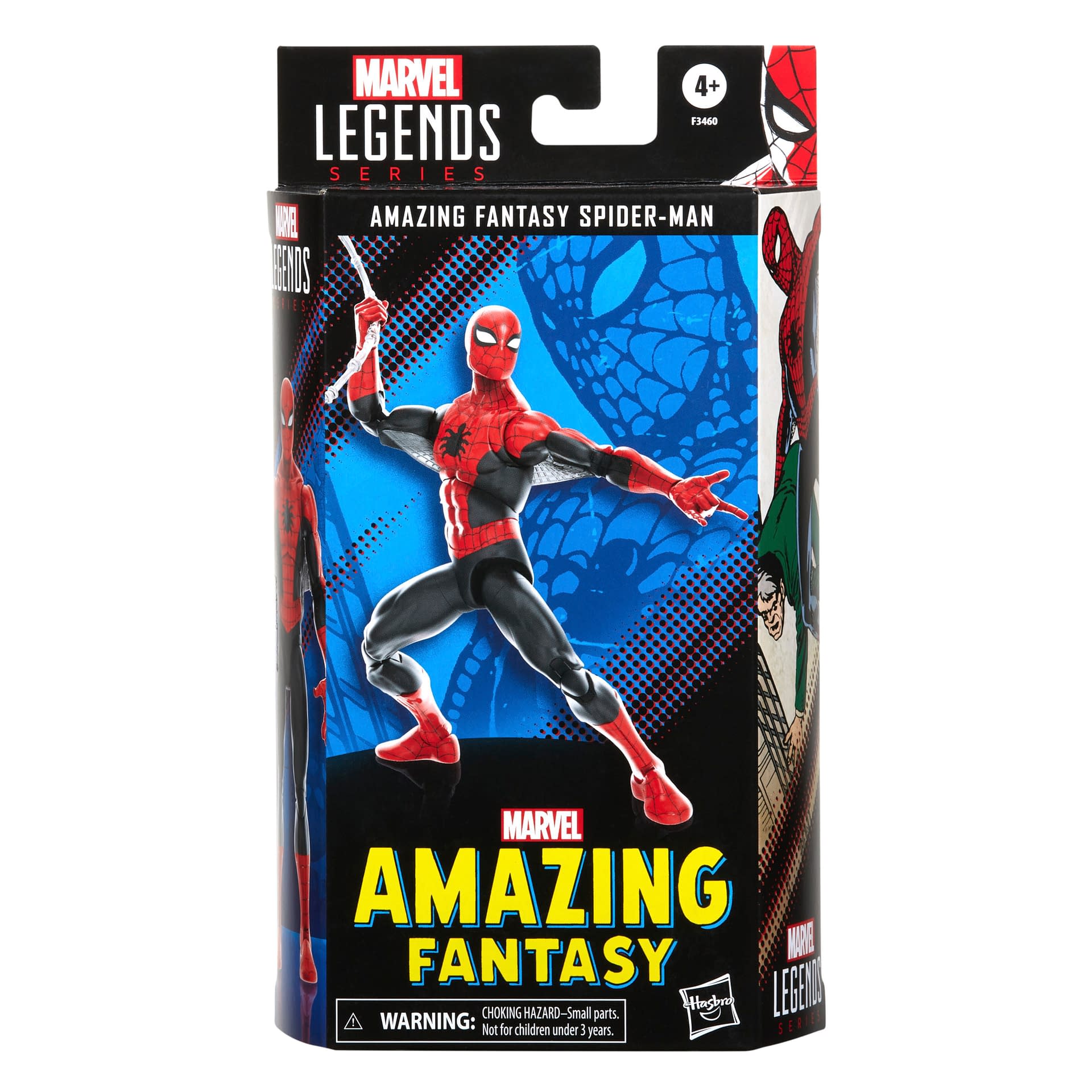 Amazing Fantasy #15 Spider-Man Figure Swinging on in from Hasbro 