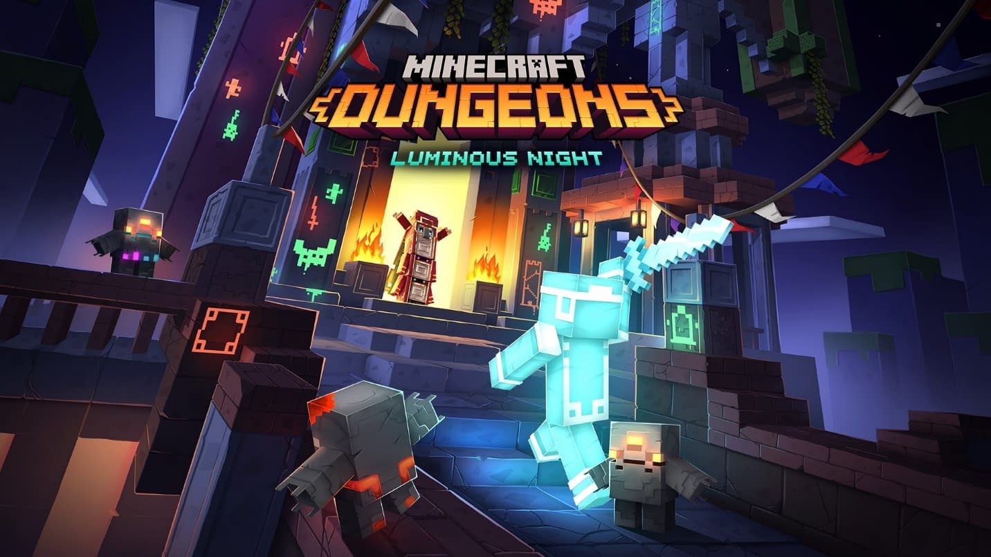 Minecraft Dungeons Reveals New Season Event With Luminous Night
