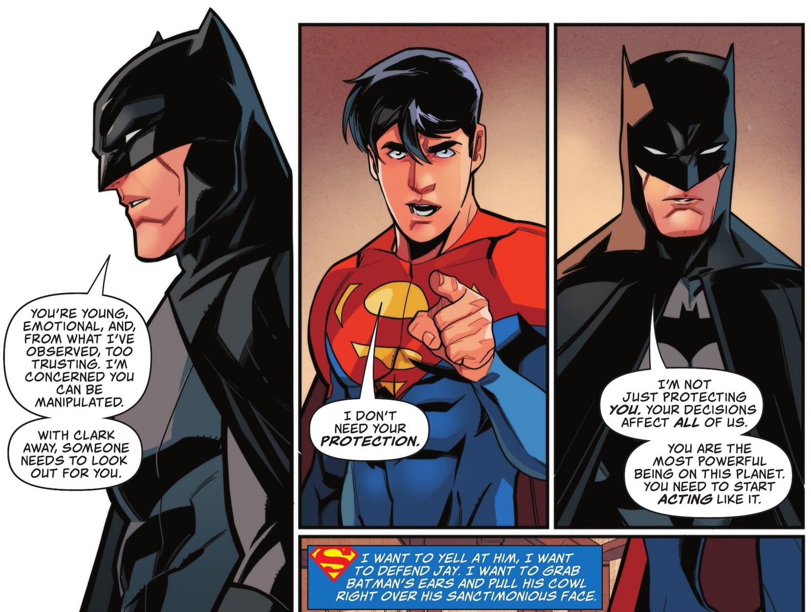 Pa Kent Calls Batman A Hypocrite in Superman: Son Of Kal-El #11