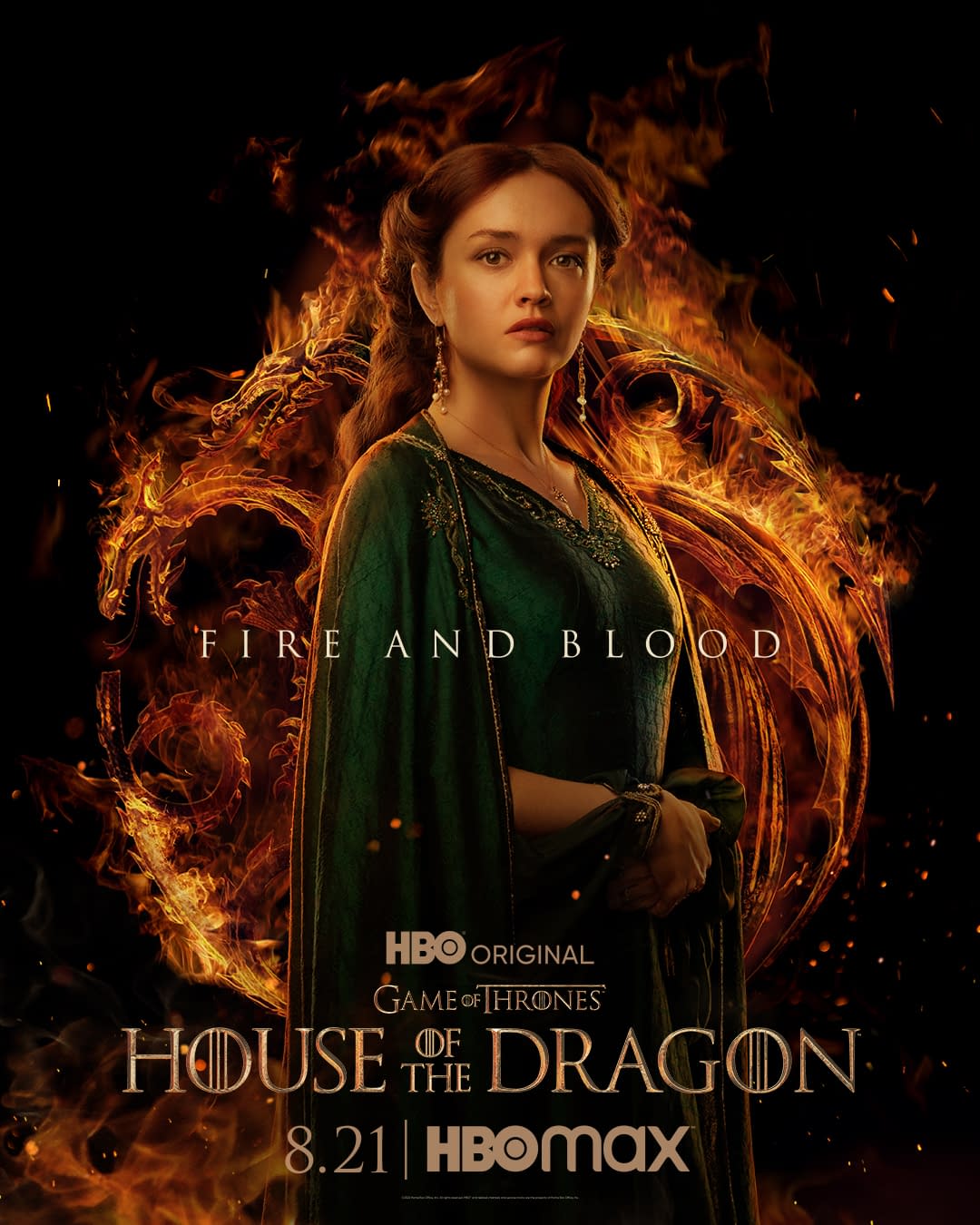 House of the Dragon Fire & Blood on Display in New Character Key Art