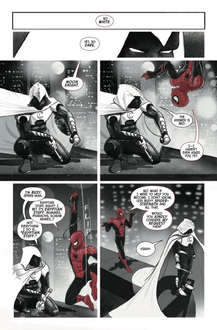 Moon Knight: Black, White & Blood #4 Marvel Comics (2022) 1st Print Comic  Book