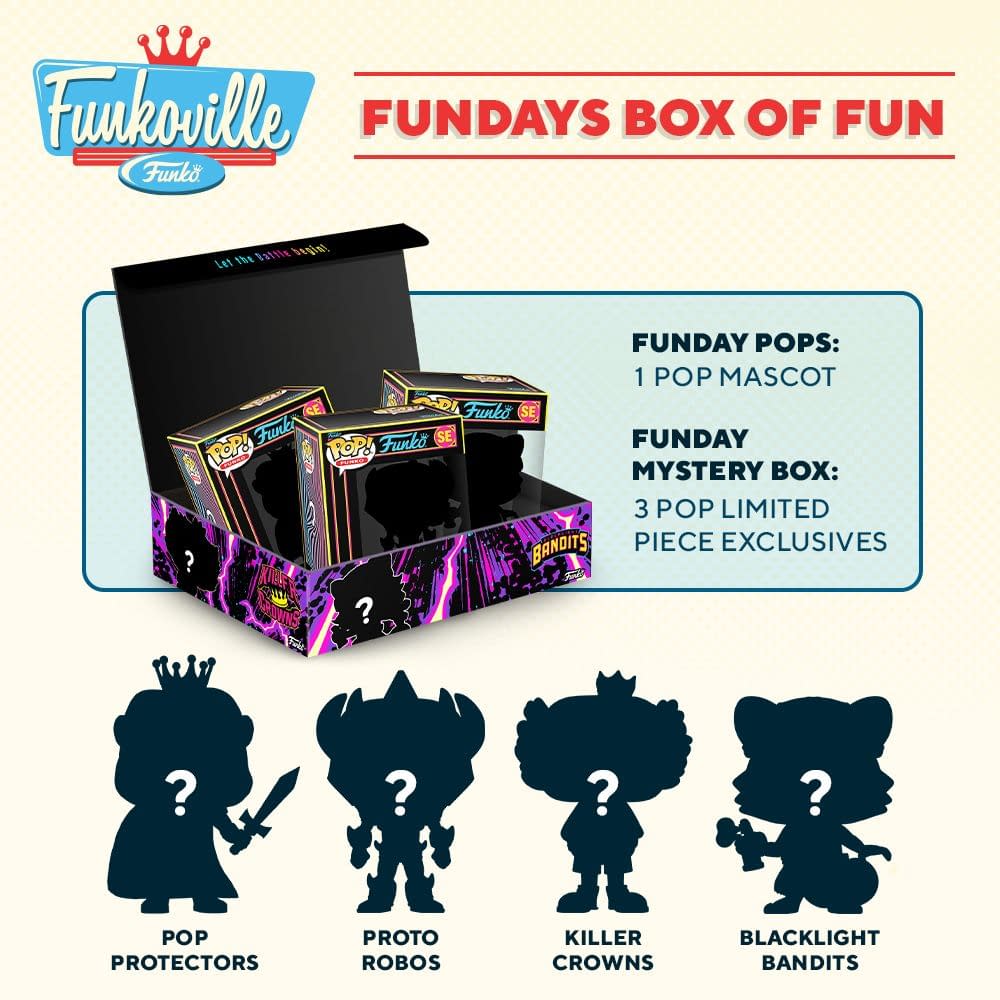 Funko Pop Fundays Box of Fun 2022 Killer Crowns *SEALED* 2022 SDCC POP