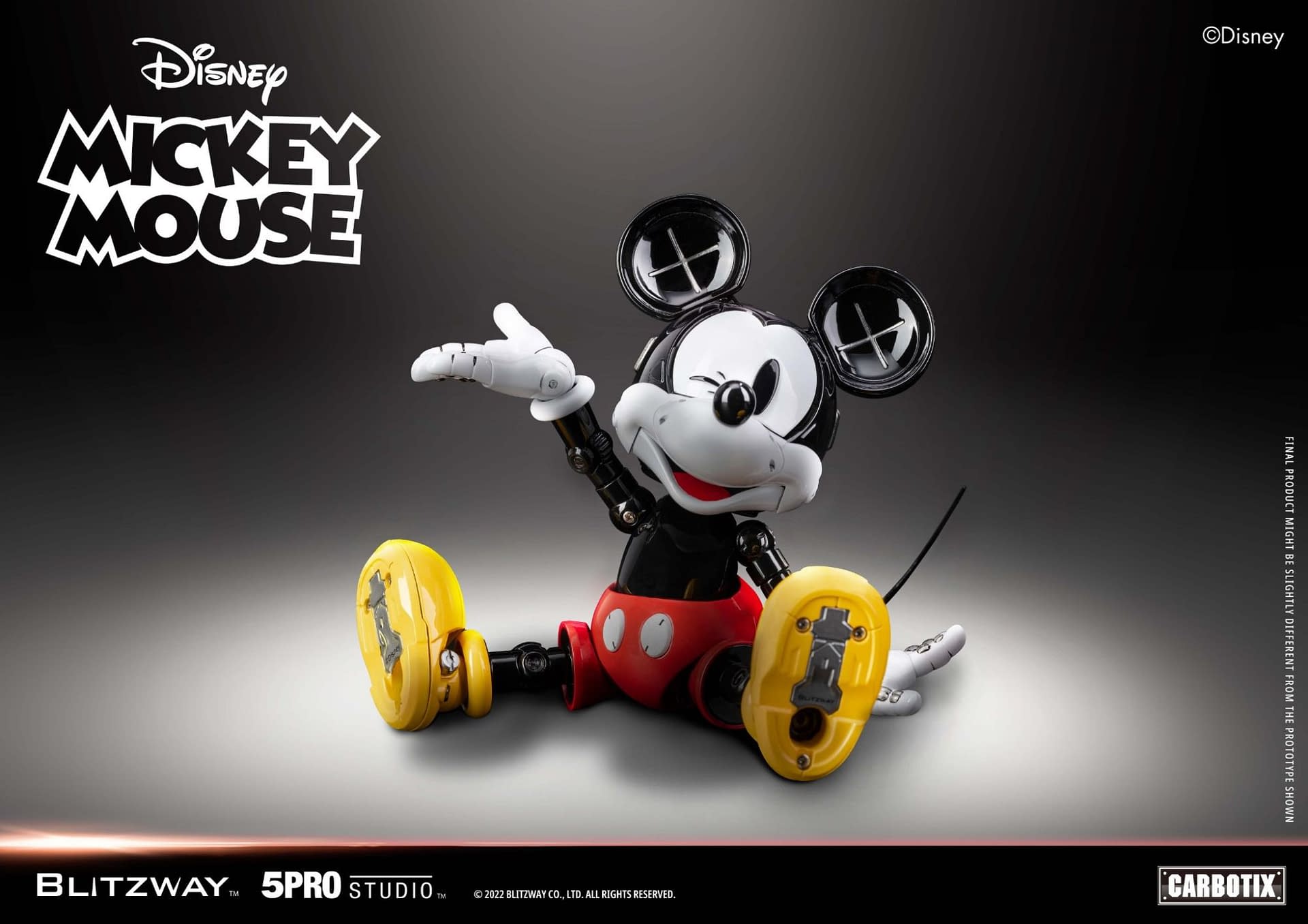 Disney Characters Go Robotic with Blitzway's New Carbotix Figures 