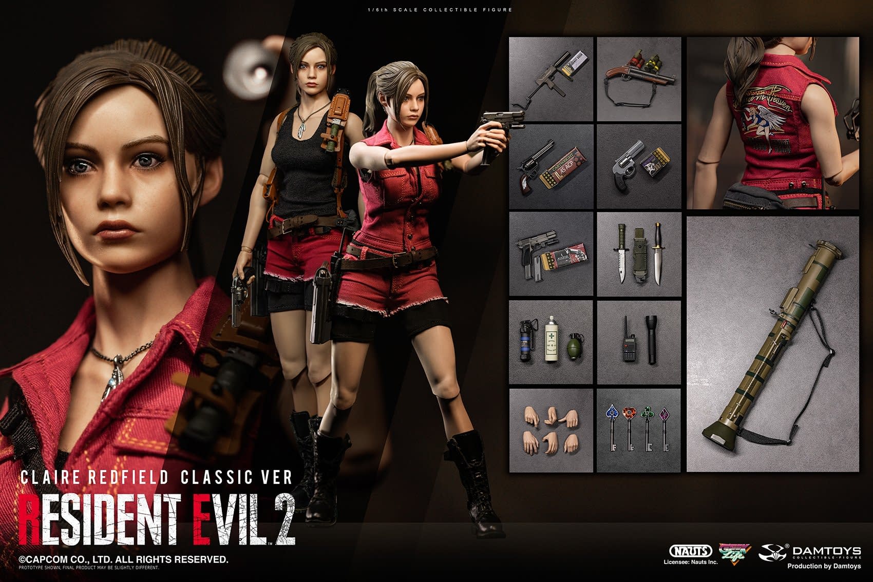 Resident Evil 2 Claire Redfield 1/6 Scale Figure Revealed