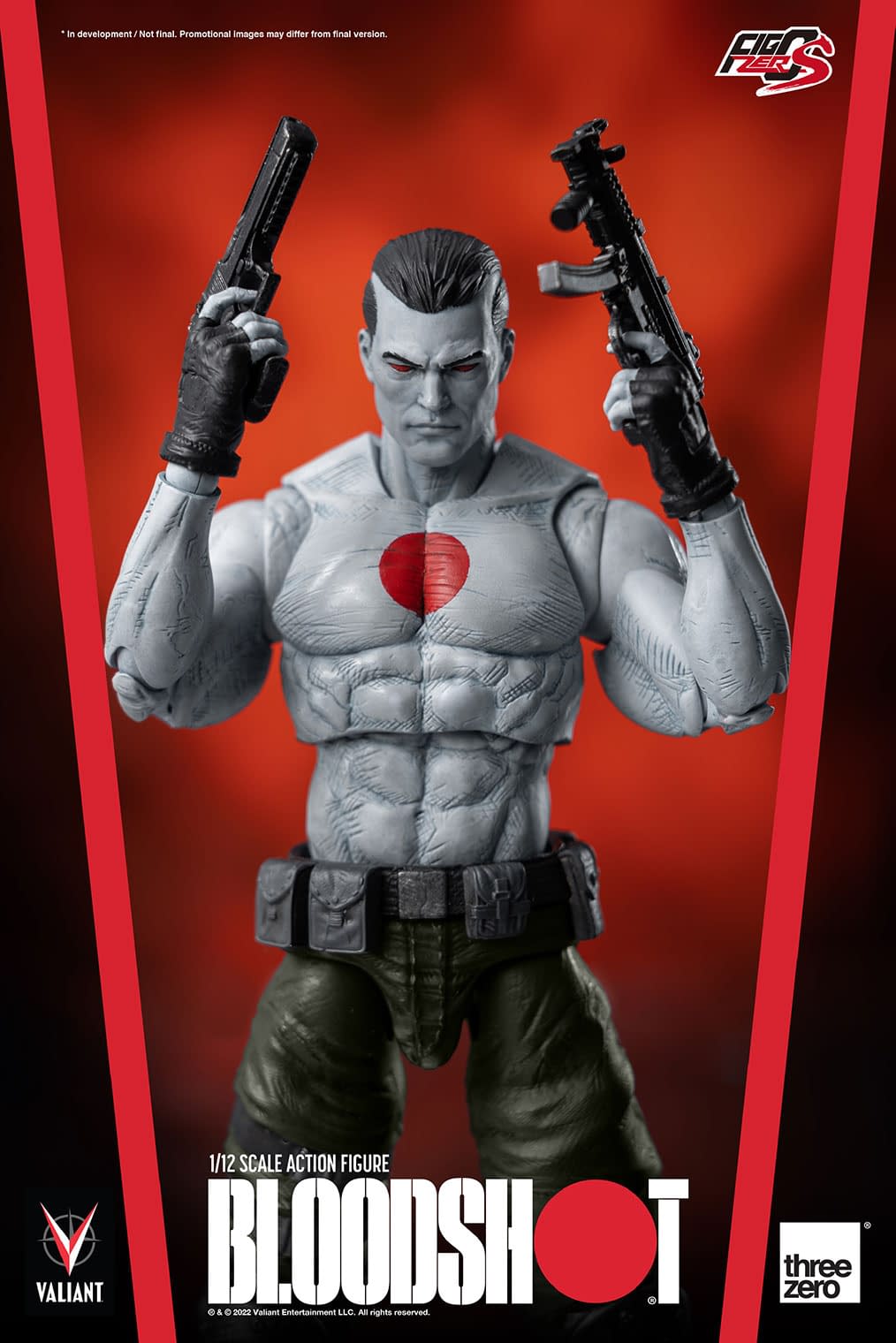 Valiant's Bloodshot Comes to threezero with New 1/12 Scale Figure