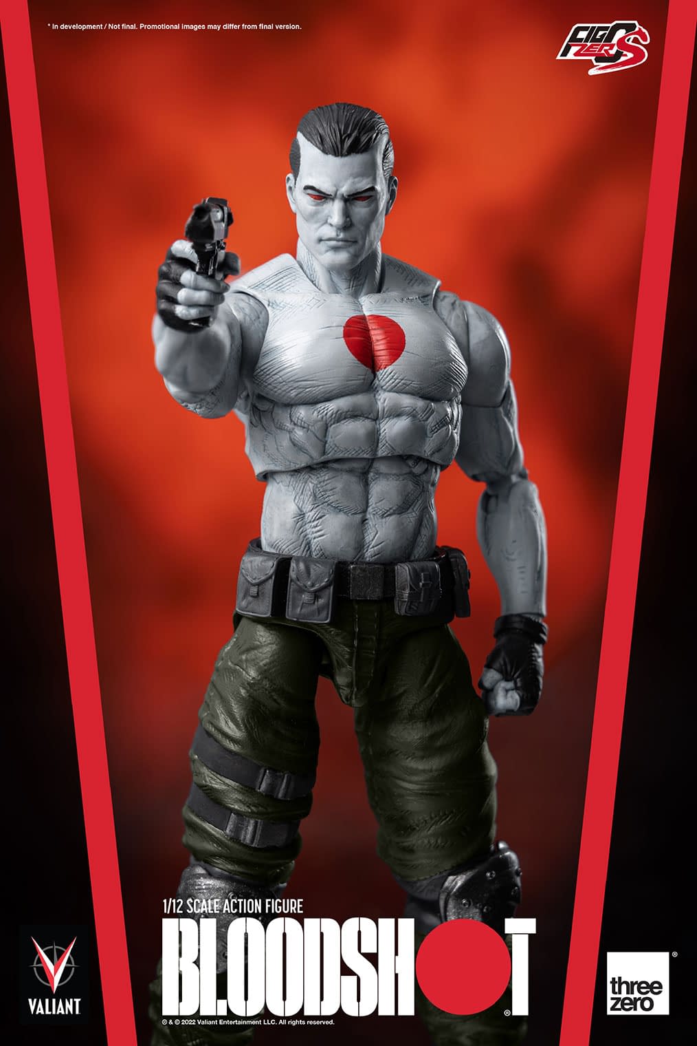 Valiant's Bloodshot Comes to threezero with New 1/12 Scale Figure