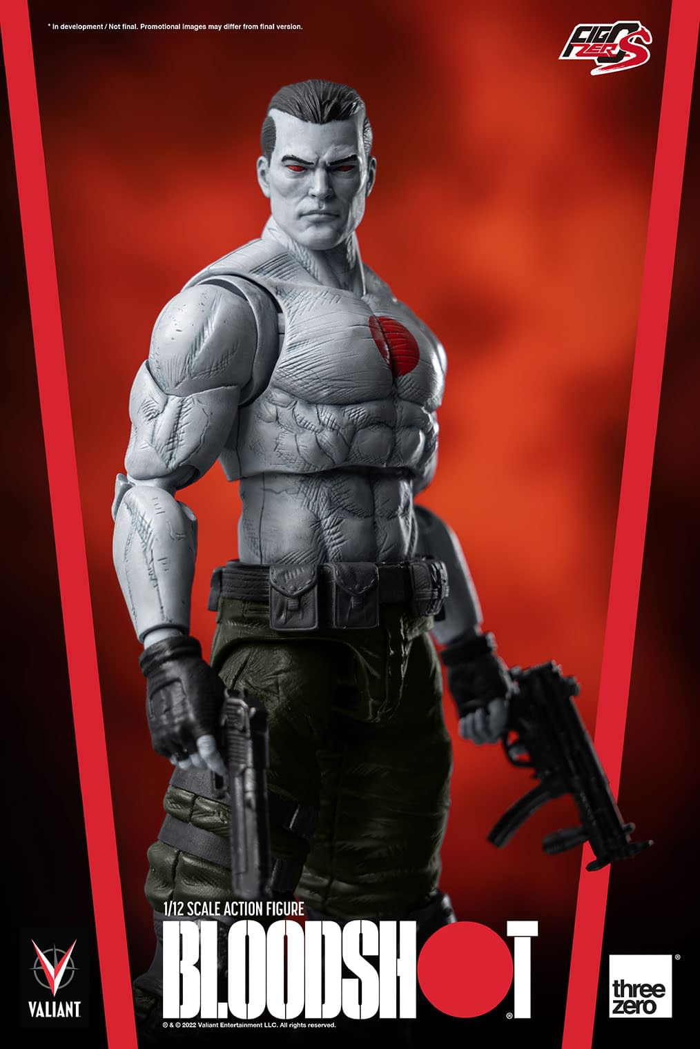 Valiant's Bloodshot Comes to threezero with New 1/12 Scale Figure