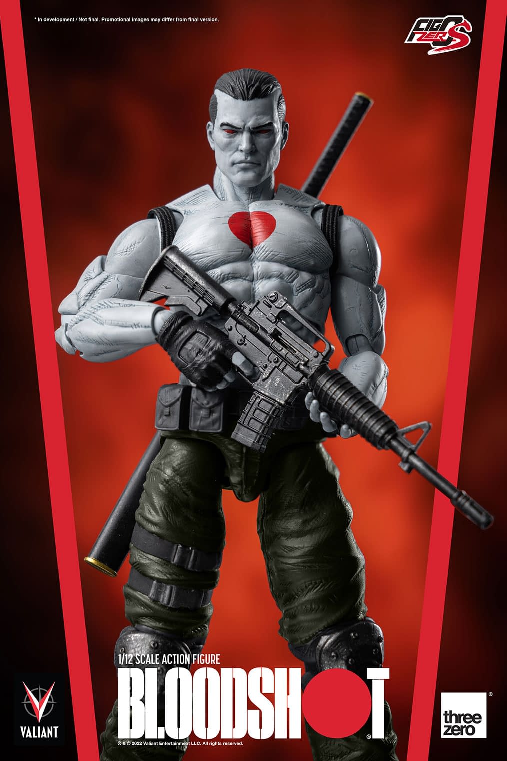 Valiant's Bloodshot Comes to threezero with New 1/12 Scale Figure