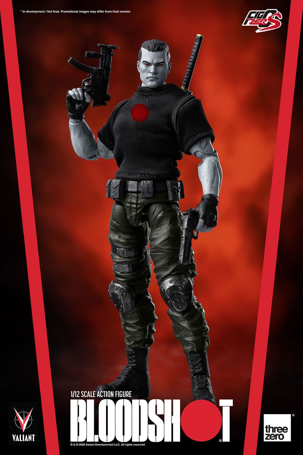 Valiant's Bloodshot Comes to threezero with New 1/12 Scale Figure