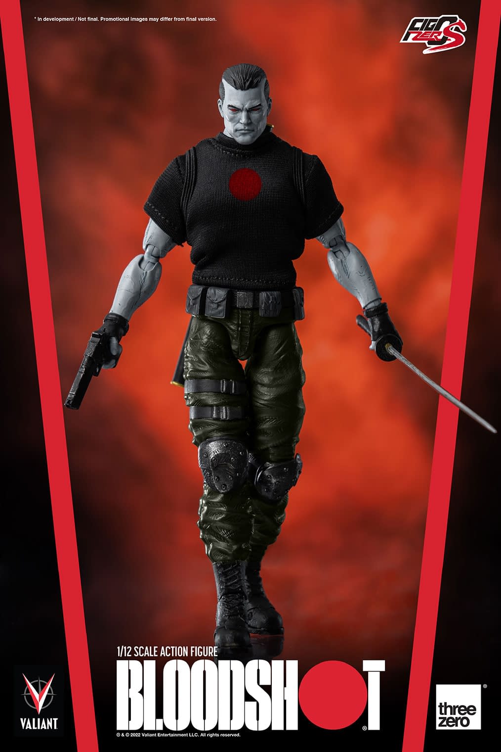 Valiant's Bloodshot Comes to threezero with New 1/12 Scale Figure