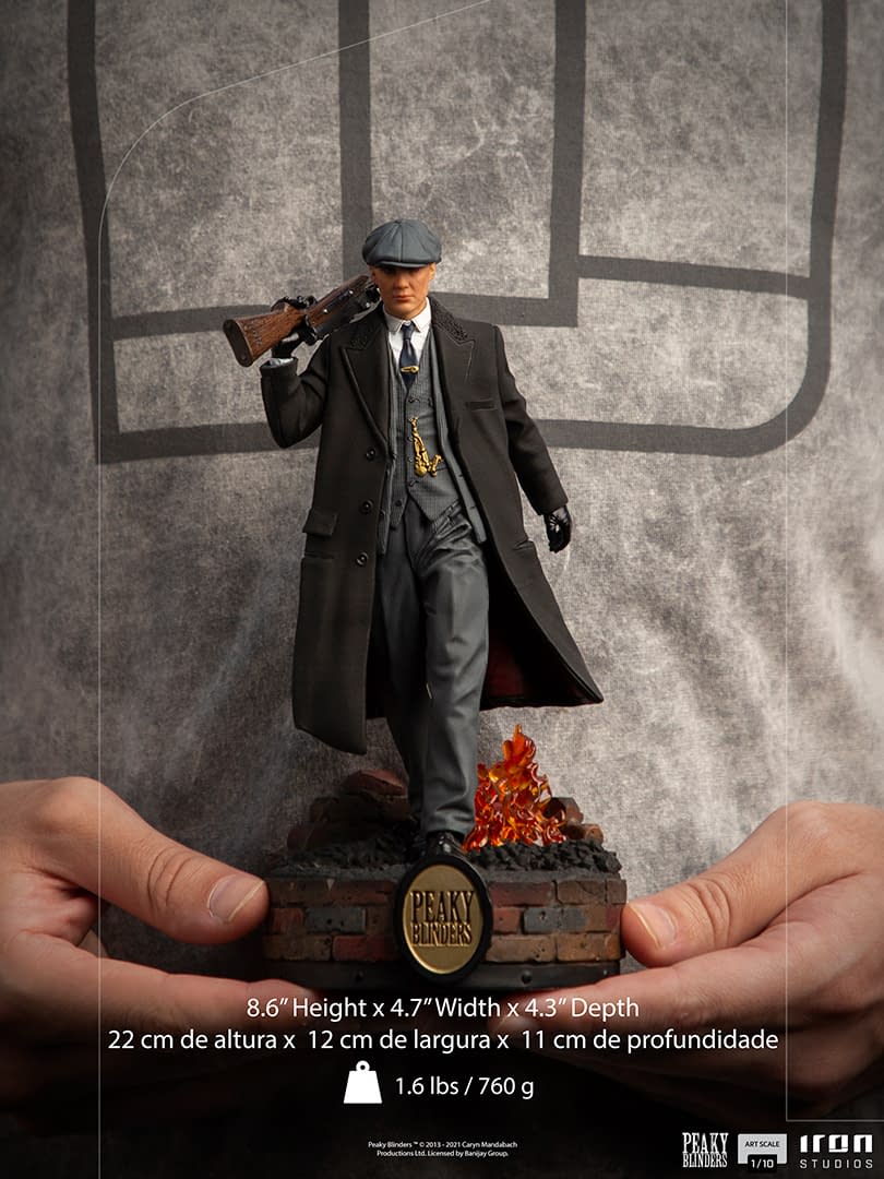 Iron Studios Debuts Thomas Shelby Peaky Blinders Art Scale Statue 