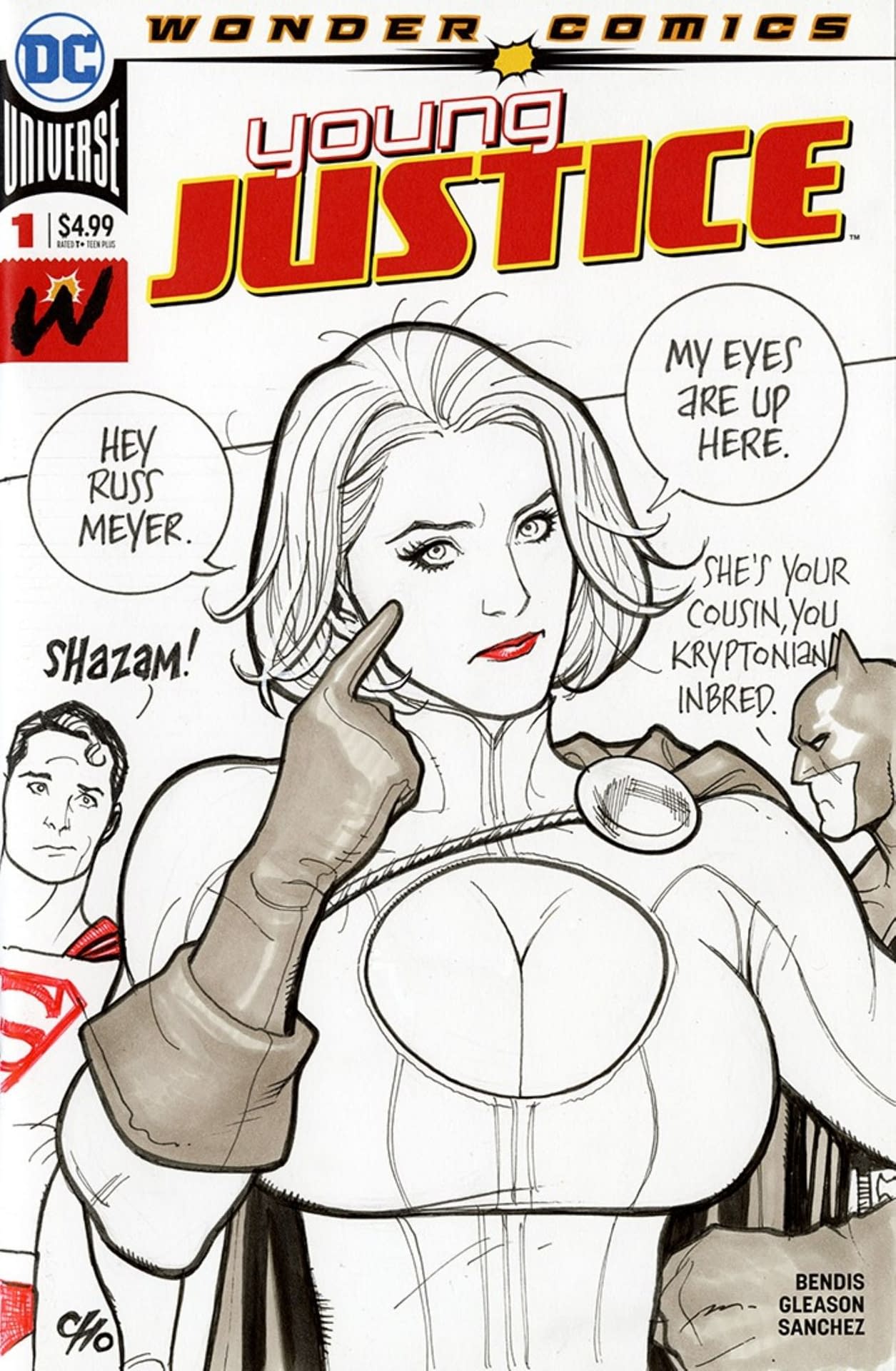 Frank Cho Outrage Commissions And Sketch Covers For San Diego Comic Con