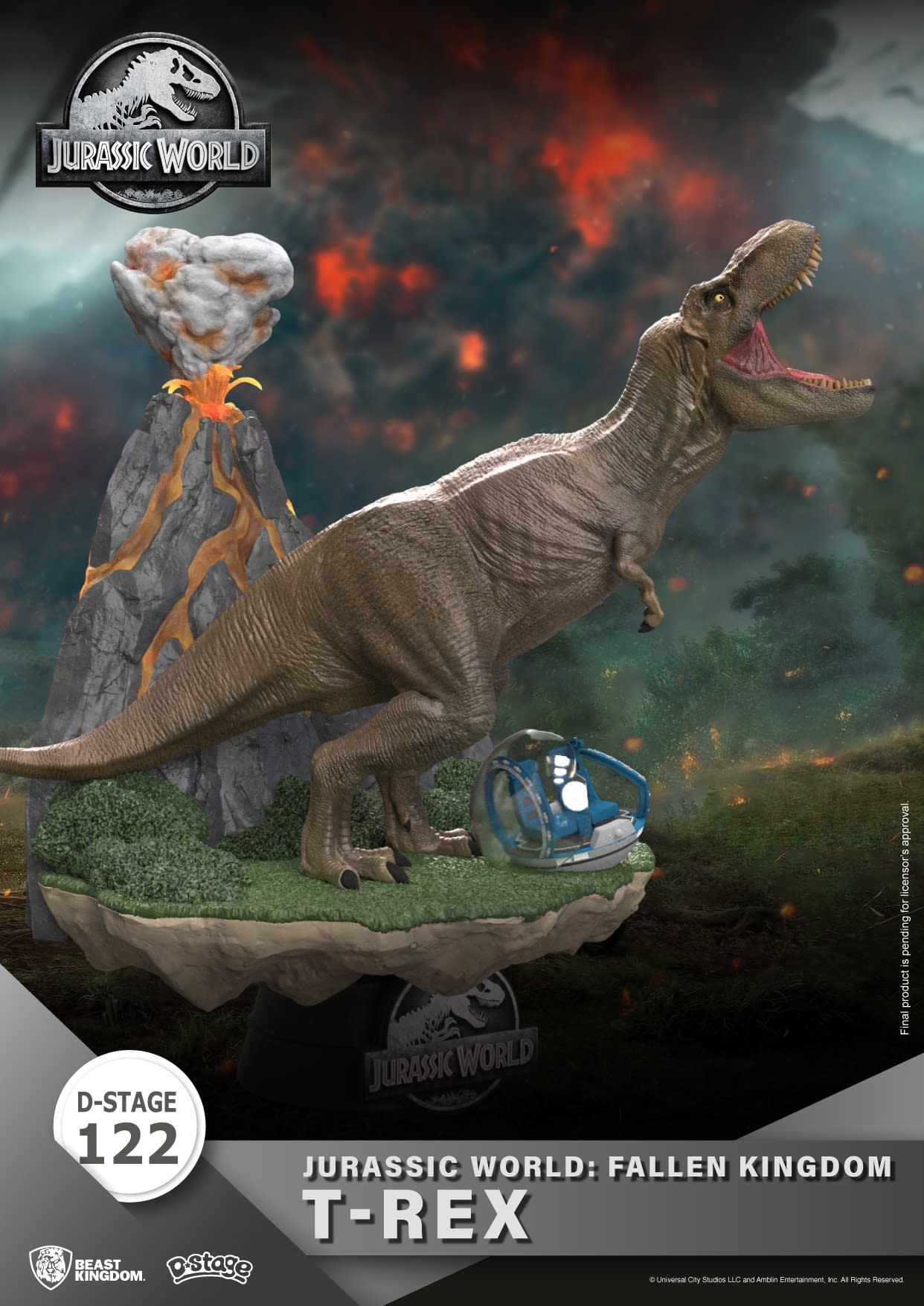 Jurassic World: Fallen Kingdom D-Stage T-Rex Comes to Beast Kingdom