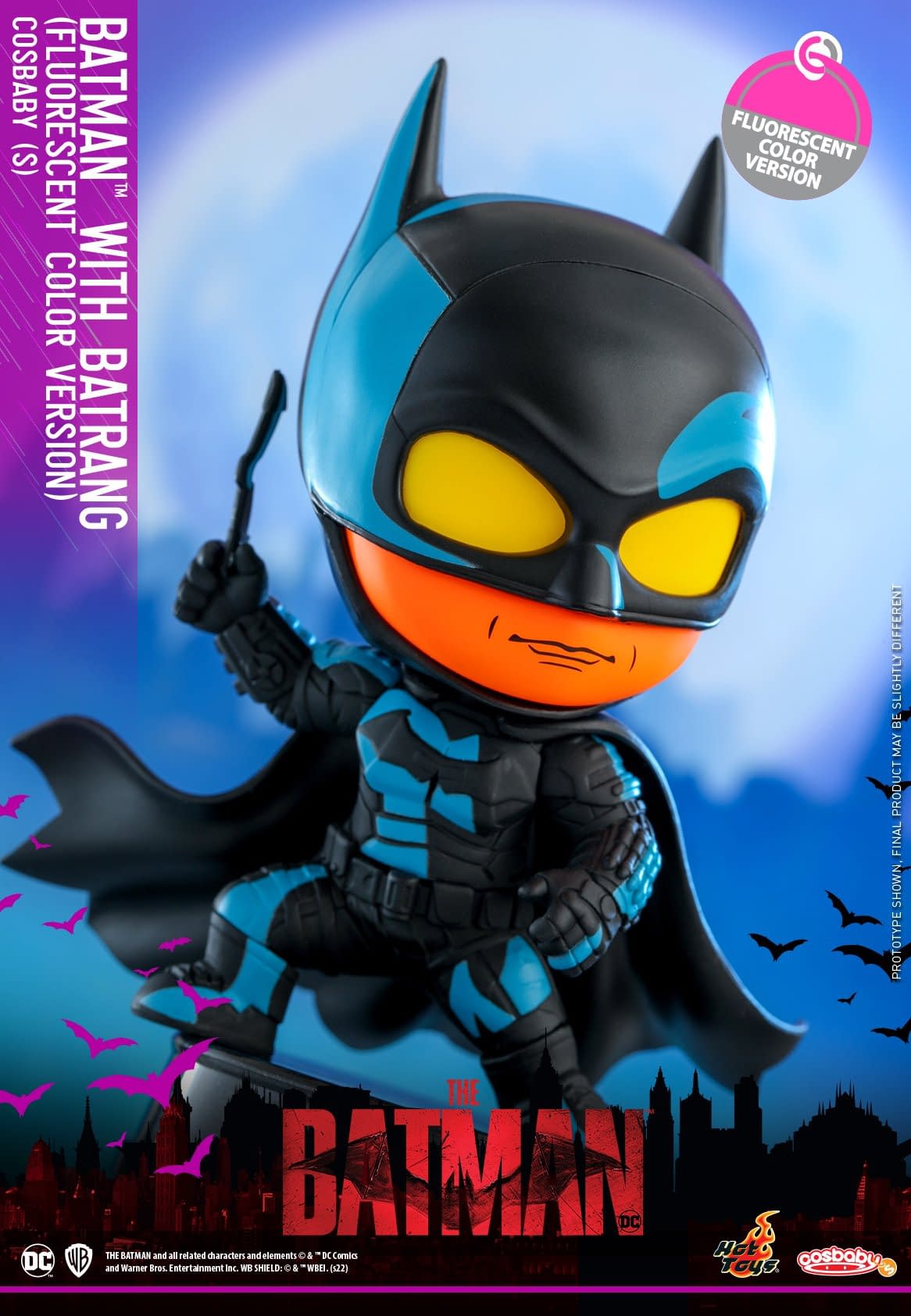 The Batman Gets Trippy with New Popping Cosbaby Figures from Hot Toys