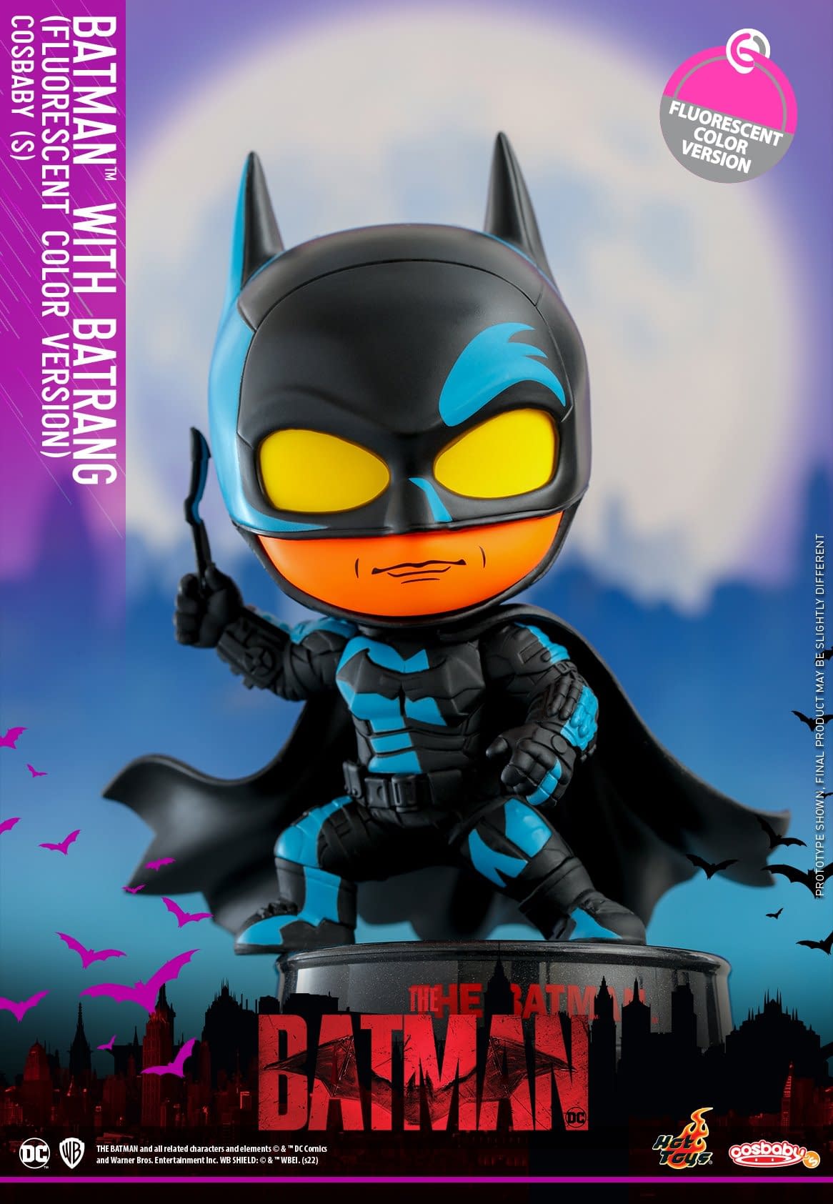 The Batman Gets Trippy with New Popping Cosbaby Figures from Hot Toys