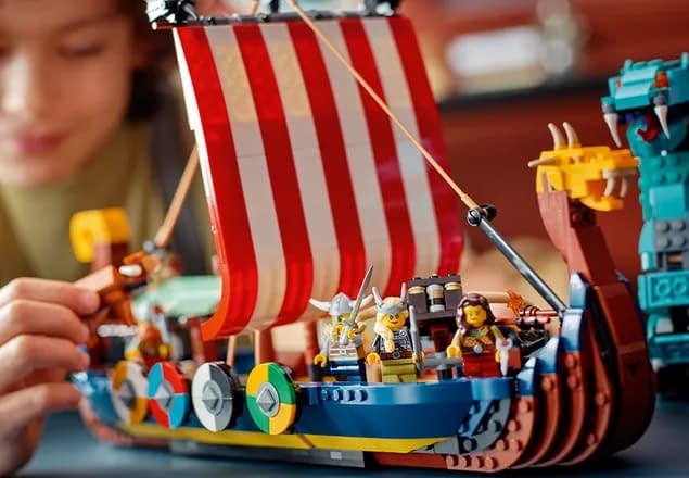 Explore Midgard in Style with LEGO's New 3-in-1 Viking Ship Set 