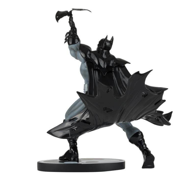 McFarlane Debuts New Batman with Bat Black & White DC Direct Statue 