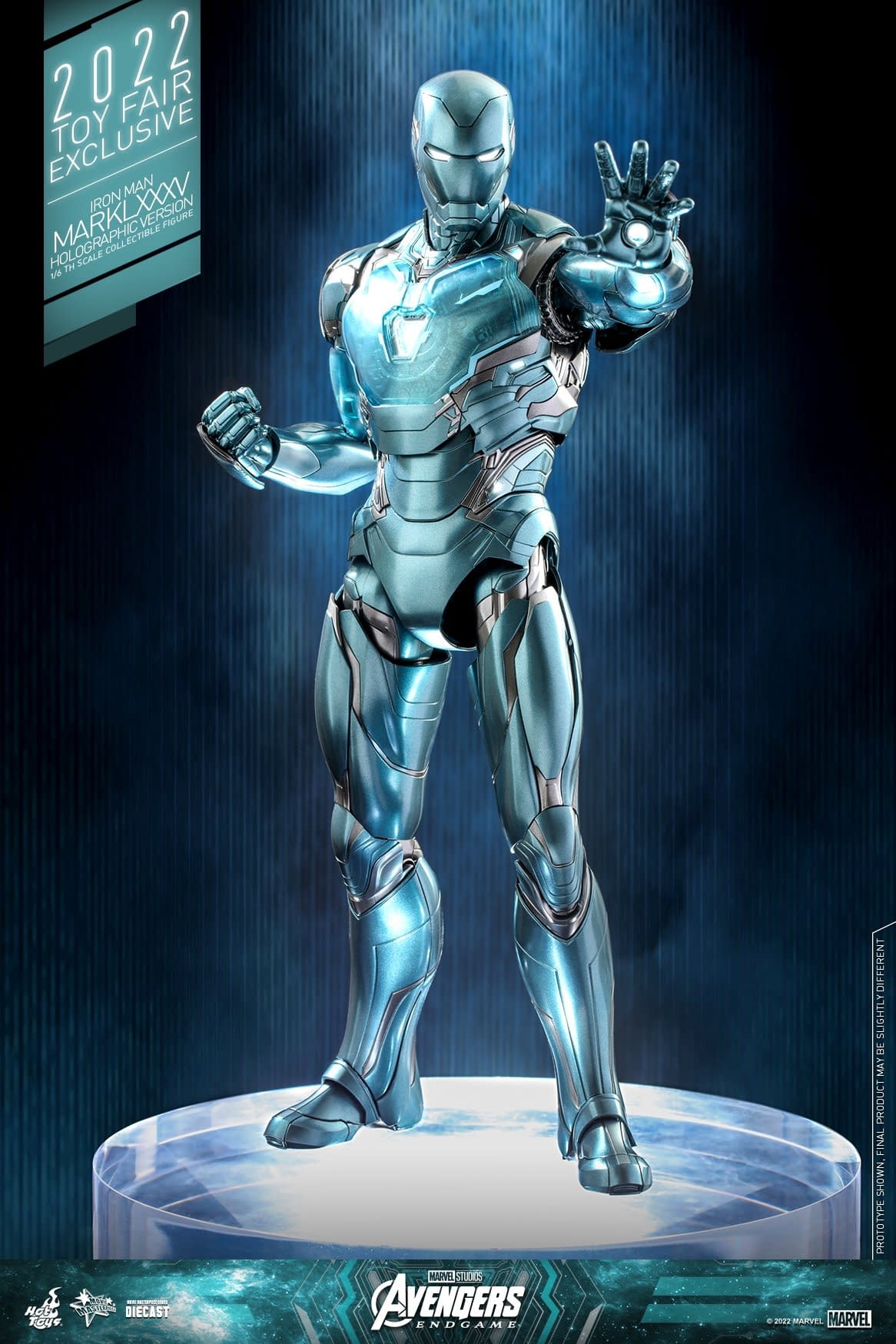 Hot Toys Deploys Exclusive Holographic Iron Man LXXXV Figure 