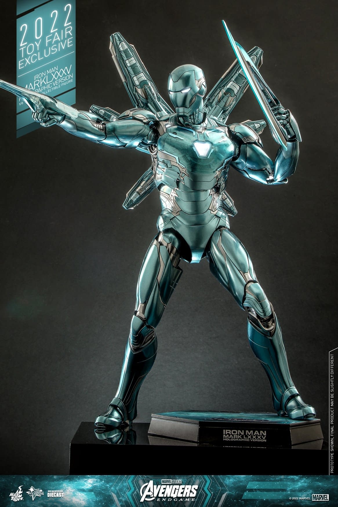 Hot Toys Deploys Exclusive Holographic Iron Man LXXXV Figure 