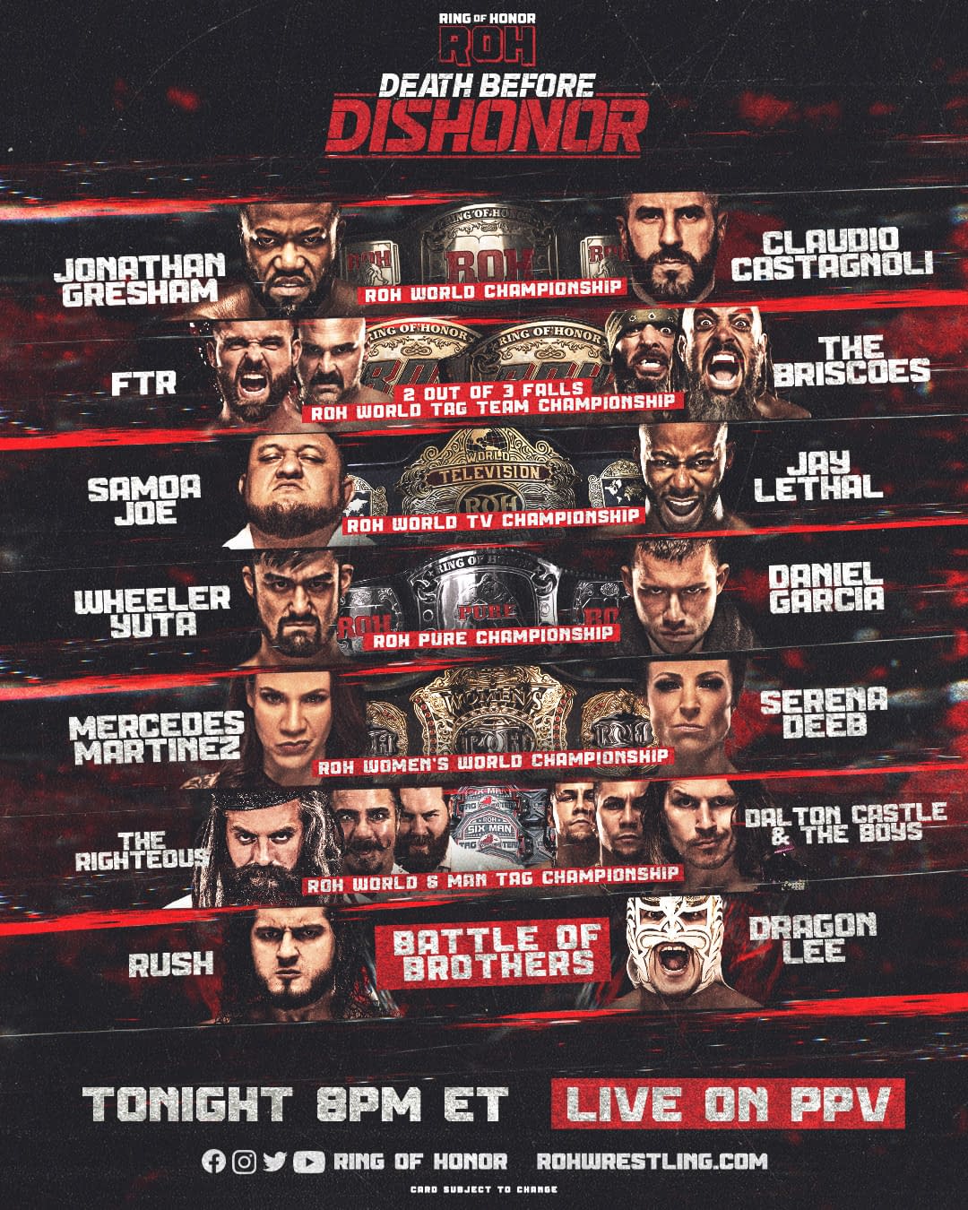 roh-death-before-dishonor-full-card-how-to-watch-live-results